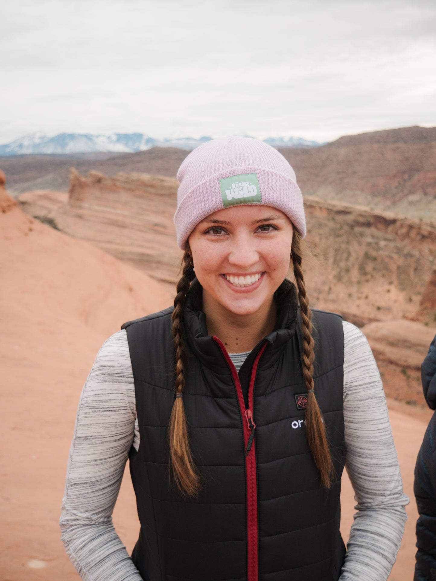 Live Wild | Fisherman Knit Beanie in Lavender