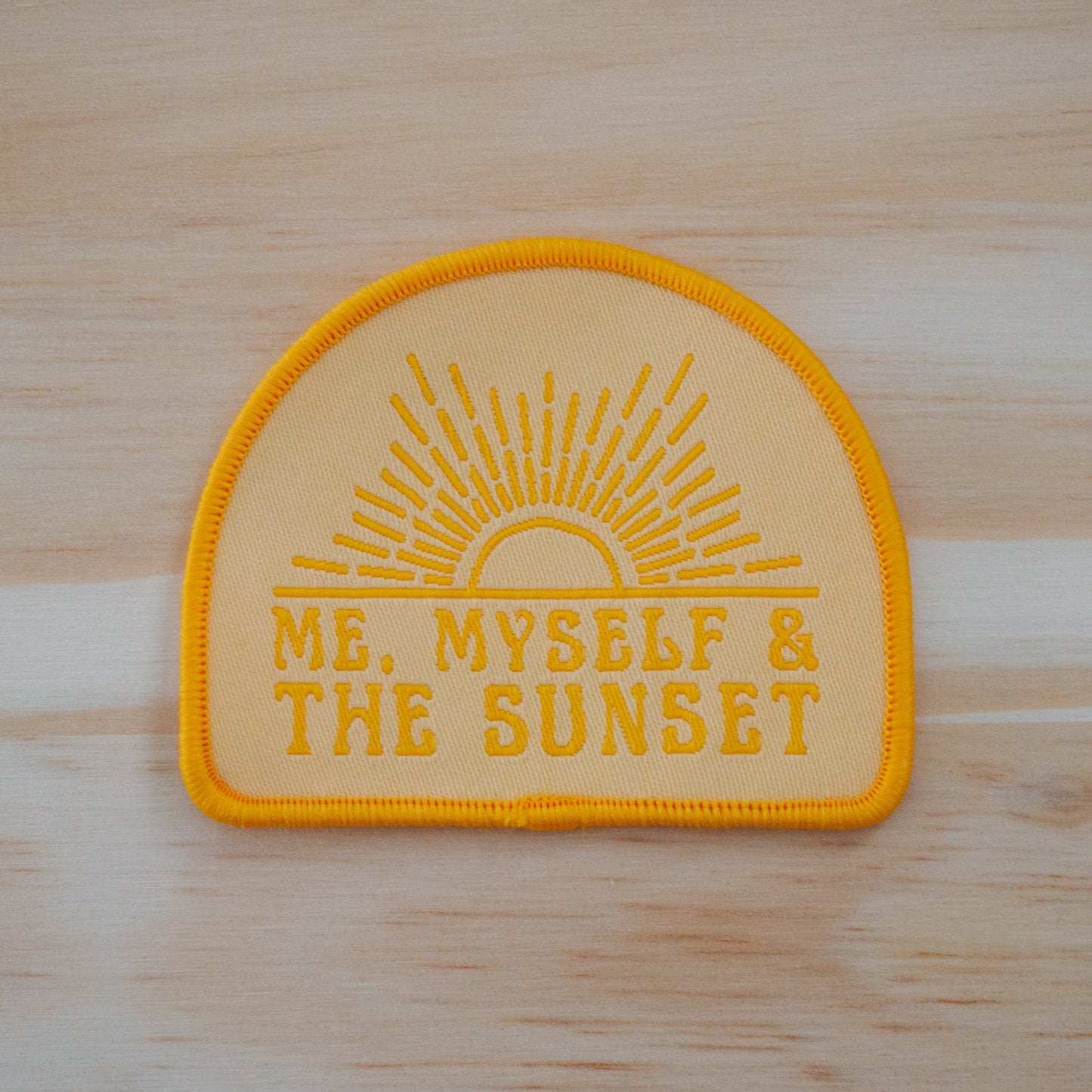 Me, Myself & the Sunset | Woven Patch
