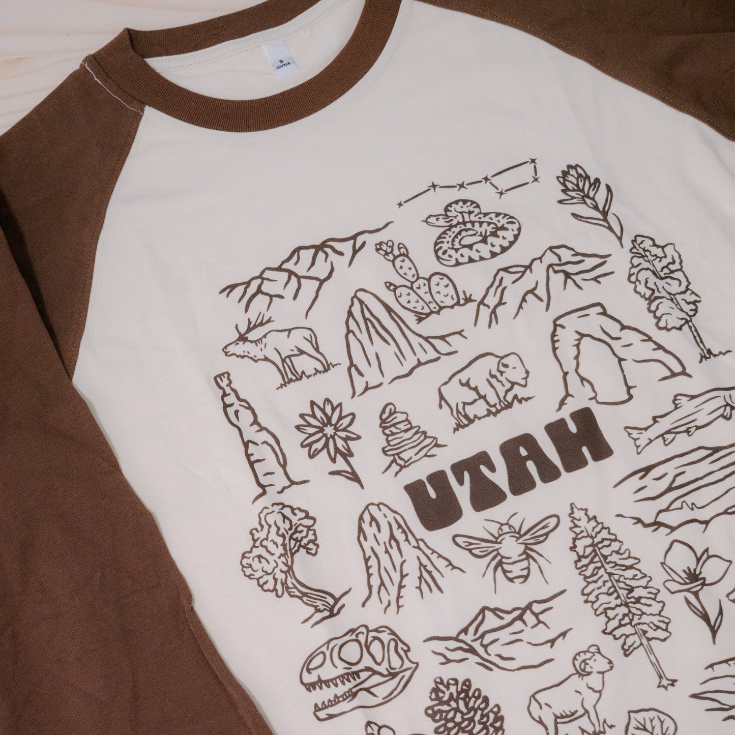 Utah Icons | Raglan Long Sleeve