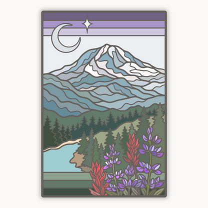 Mount Rainier National Park Tolmie Peak | Sticker