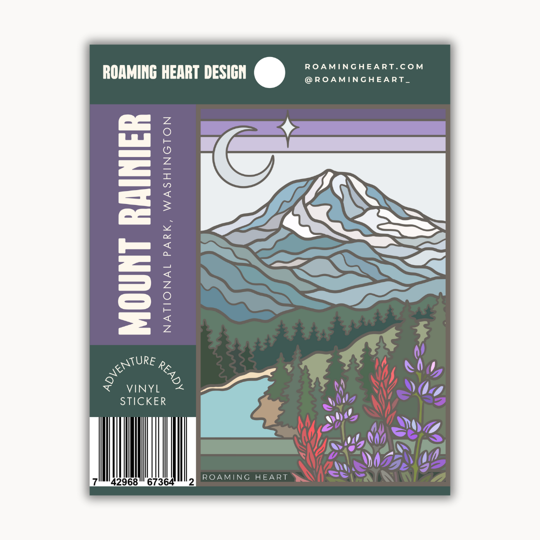Mount Rainier National Park Tolmie Peak | Sticker
