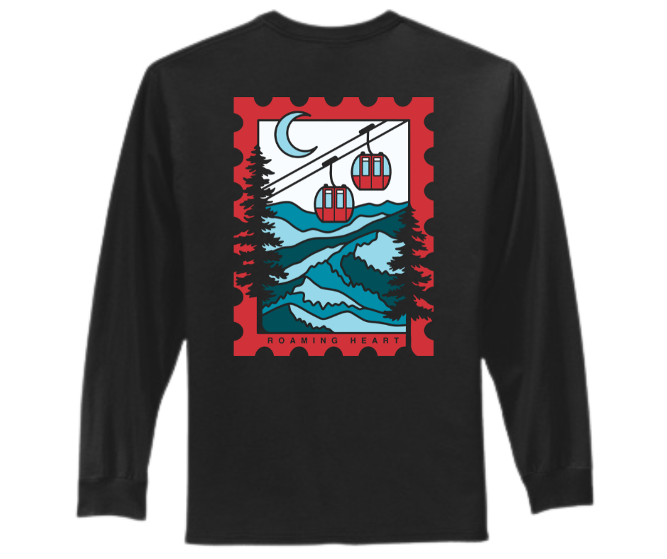 Snowy Ski Lift | Daily Long Sleeve Tee