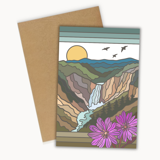 Yellowstone National Park | Greeting Card