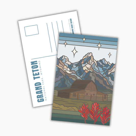 Grand Teton National Park Moulton Barn | Postcard