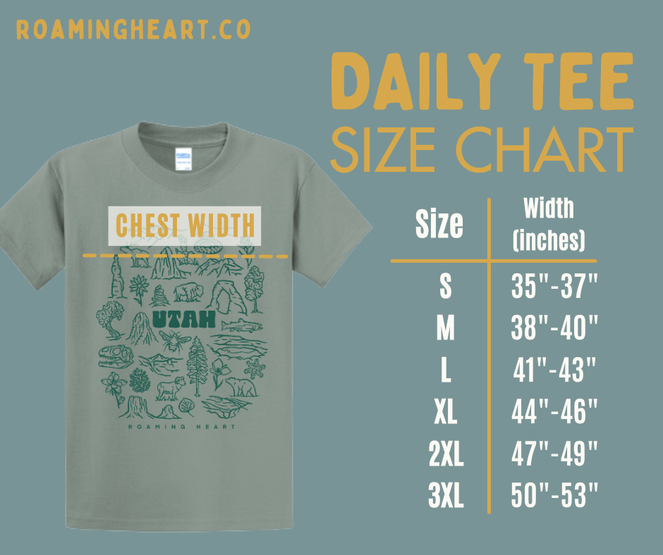 Utah Icons | Daily Tee in Blue