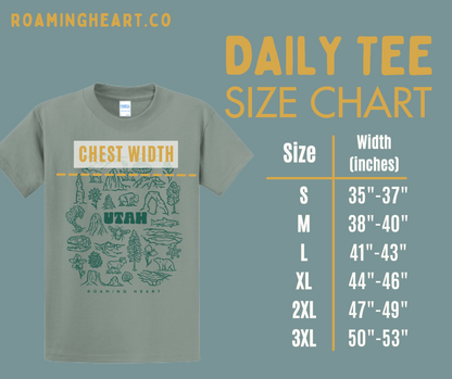 Utah Icons | Daily Tee in Blue