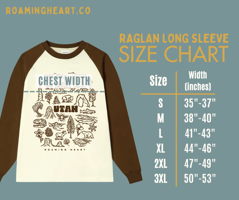 Utah Icons | Raglan Long Sleeve