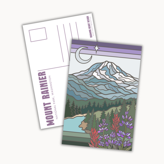 Mount Rainier National Park Tolmie Peak | Postcard