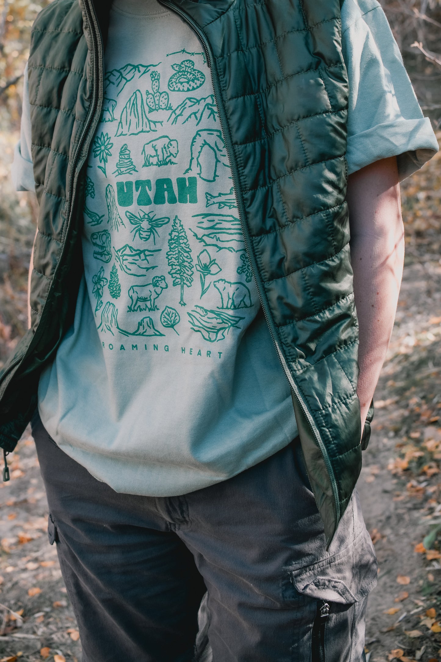 Utah Icons | Daily Tee in Blue
