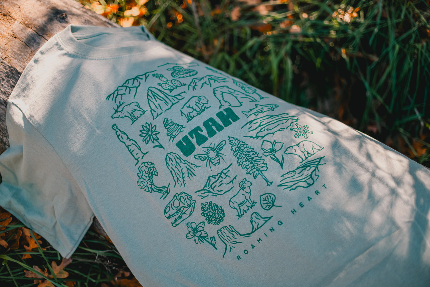 Utah Icons | Daily Tee in Blue