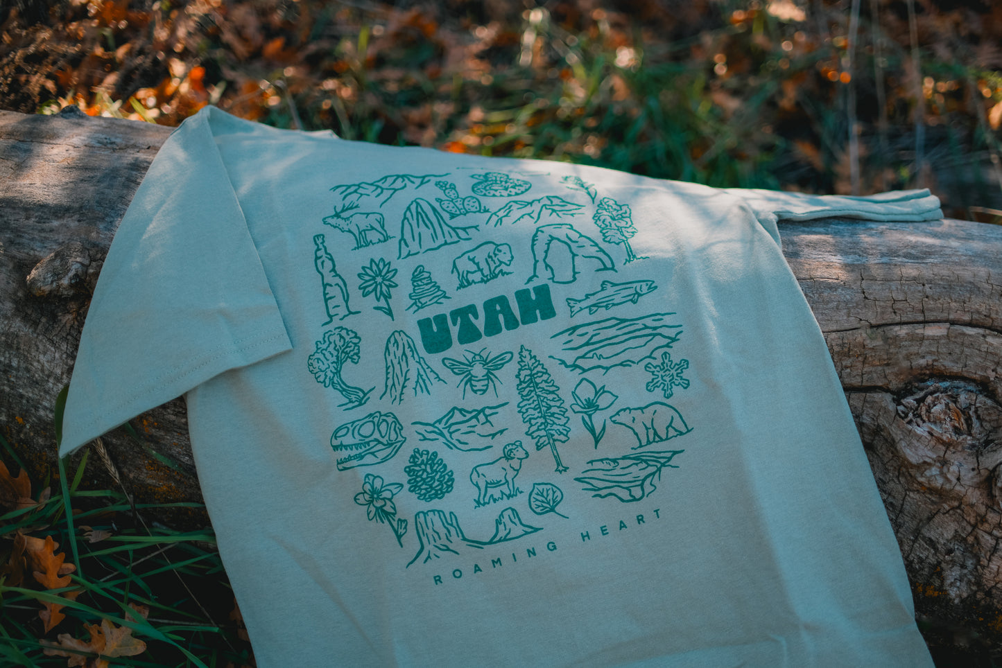 Utah Icons | Daily Tee in Blue