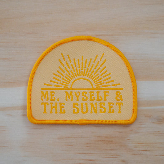 Me, Myself & the Sunset | Woven Patch