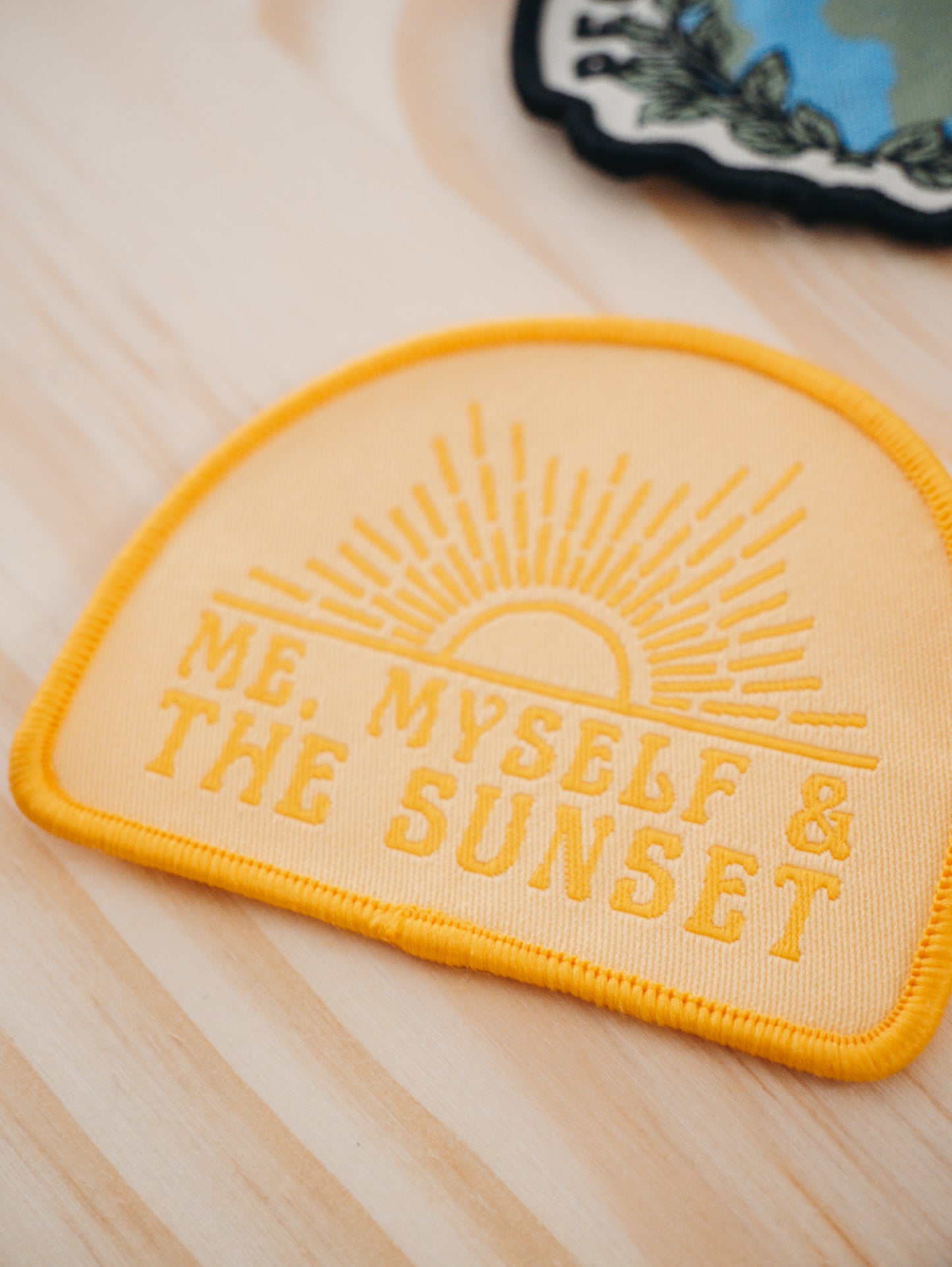 Me, Myself & the Sunset | Woven Patch
