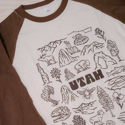 Utah Icons | Raglan Long Sleeve