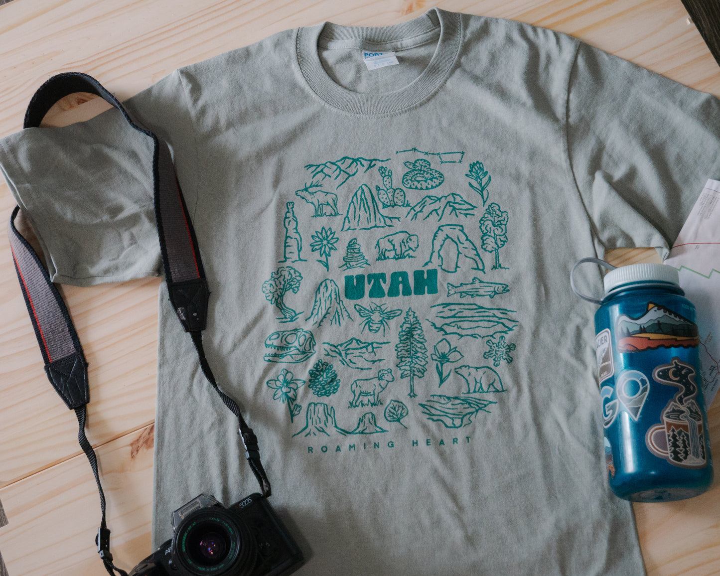 Utah Icons | Daily Tee in Blue