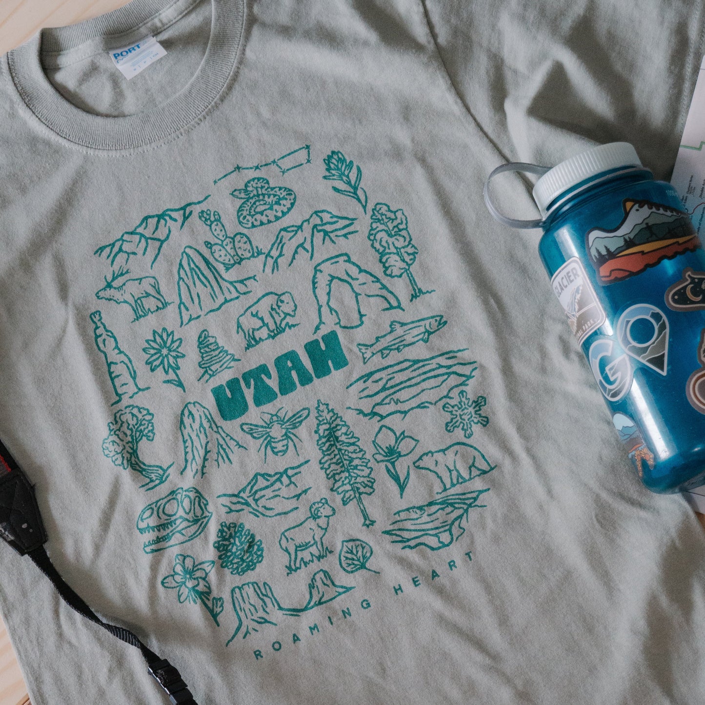 Utah Icons | Daily Tee in Blue