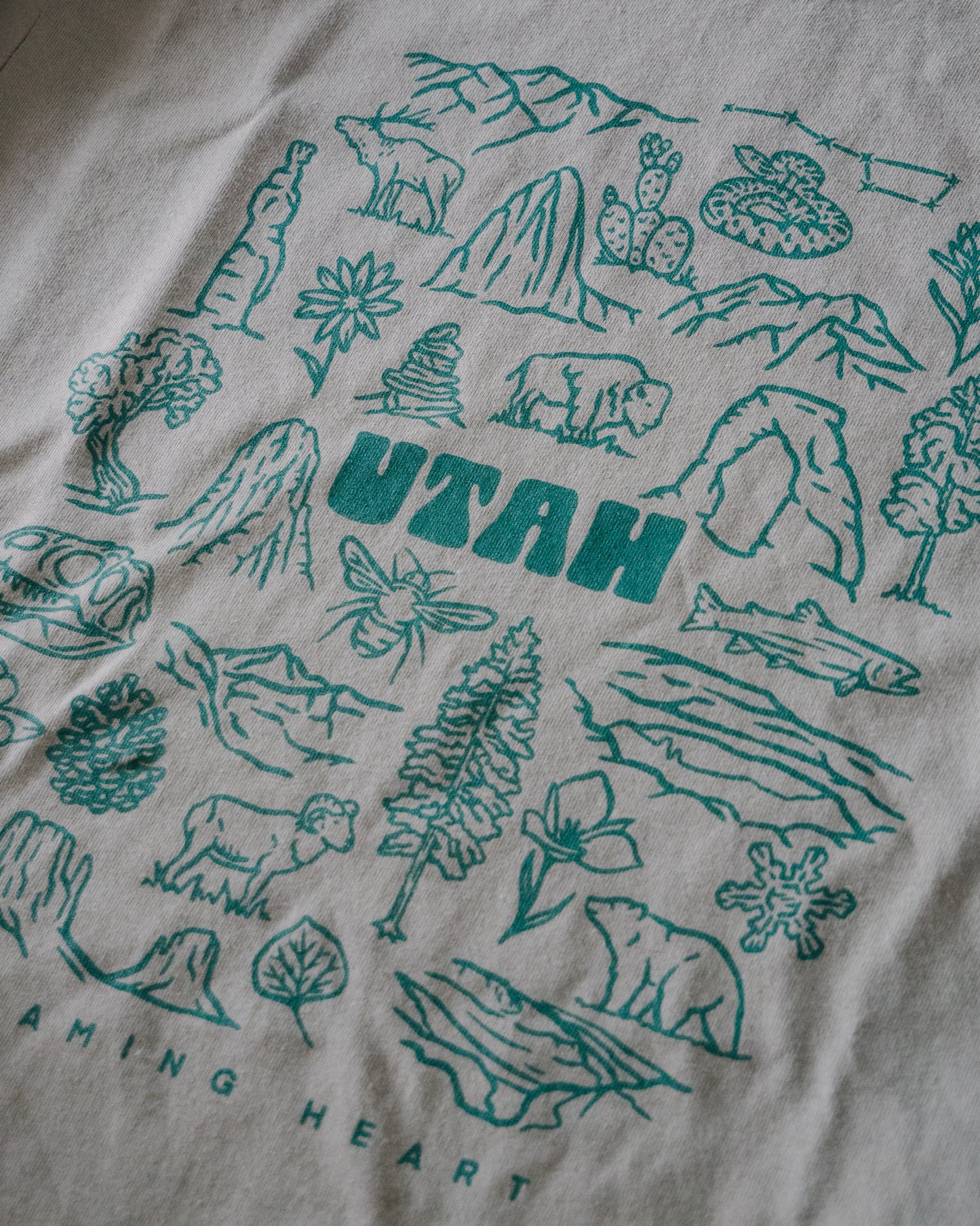 Utah Icons | Daily Tee in Blue