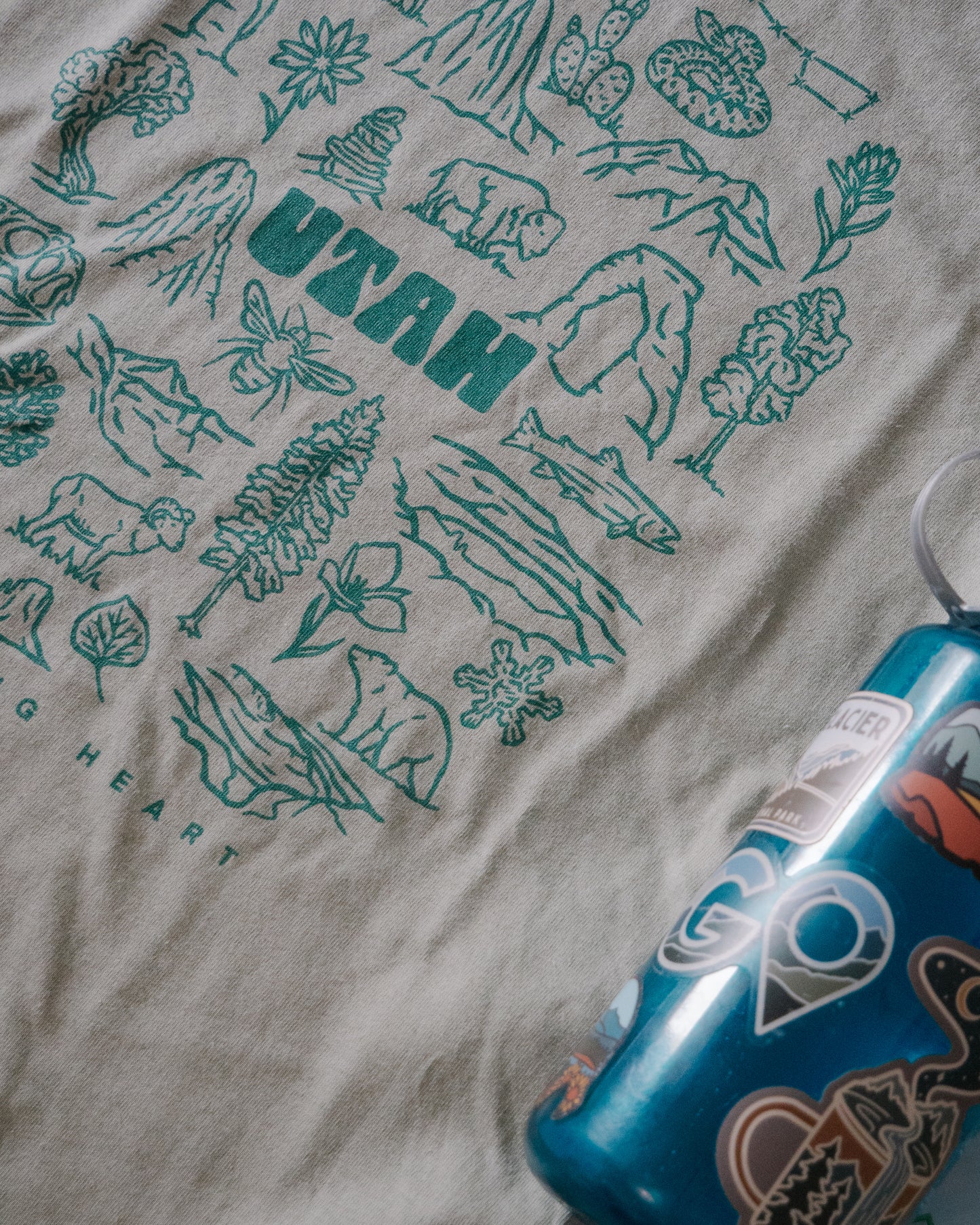 Utah Icons | Daily Tee in Blue