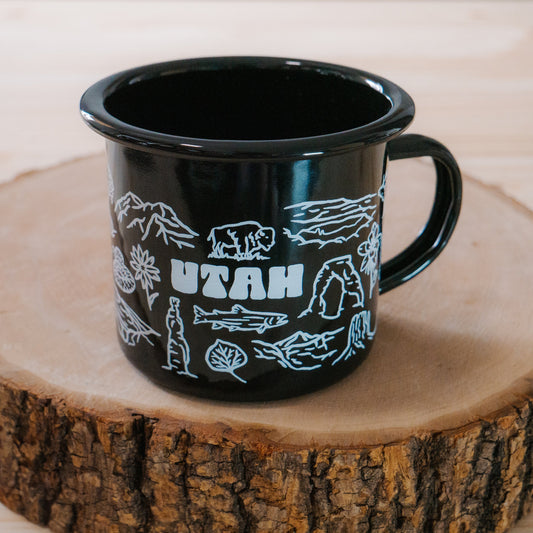 Utah Icon | Enamel Mug