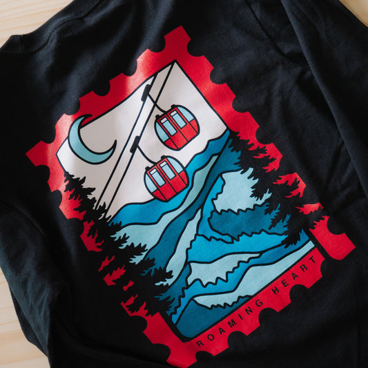 Snowy Ski Lift | Daily Long Sleeve Tee