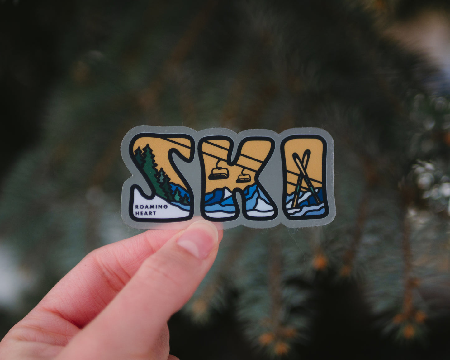 SKI | Clear Sticker