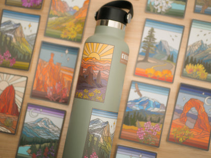 Grand Teton National Park Lupines | Sticker