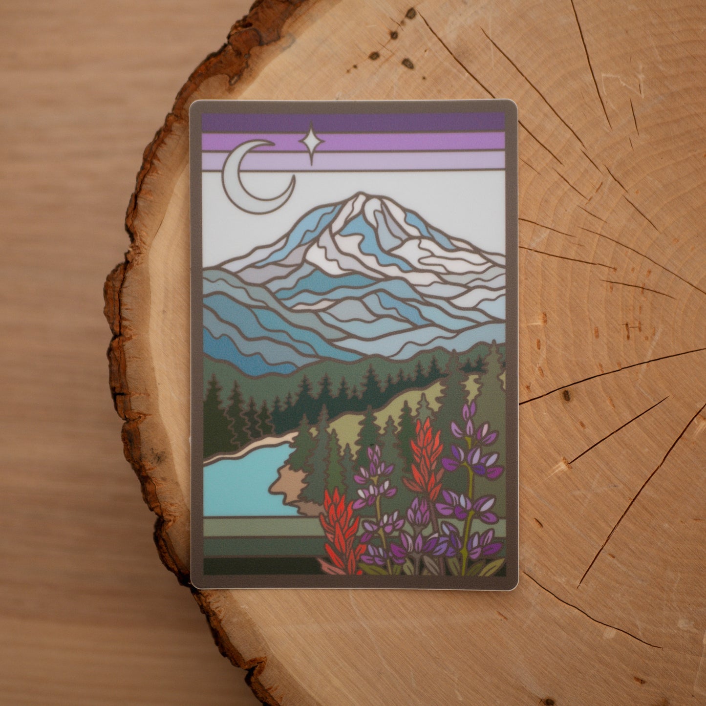 Mount Rainier National Park Tolmie Peak | Sticker
