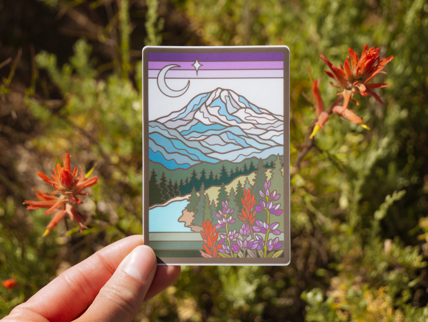Mount Rainier National Park Tolmie Peak | Sticker
