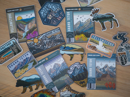 Grand Teton National Park Moulton Barn | Sticker