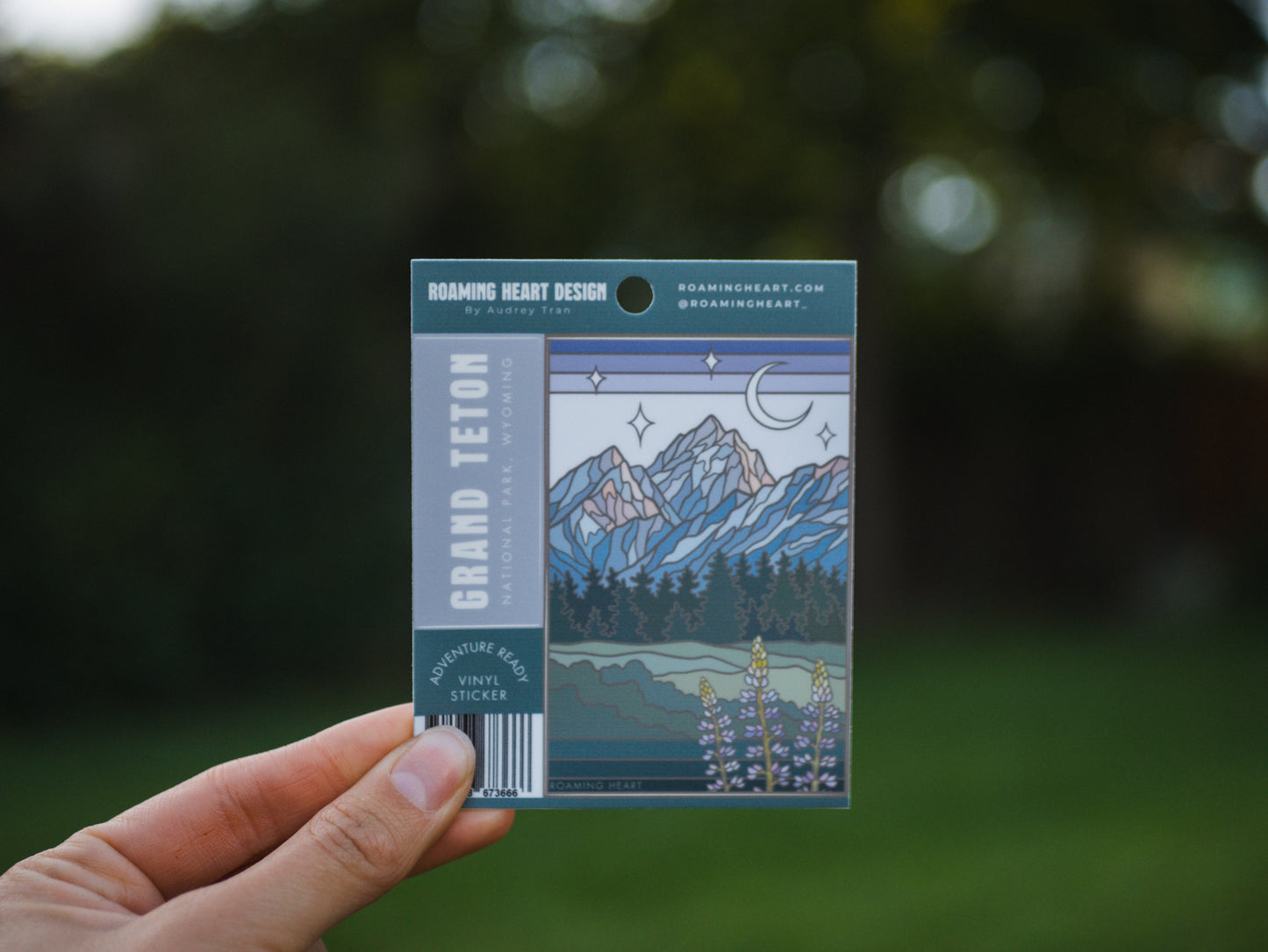Grand Teton National Park Lupines | Sticker