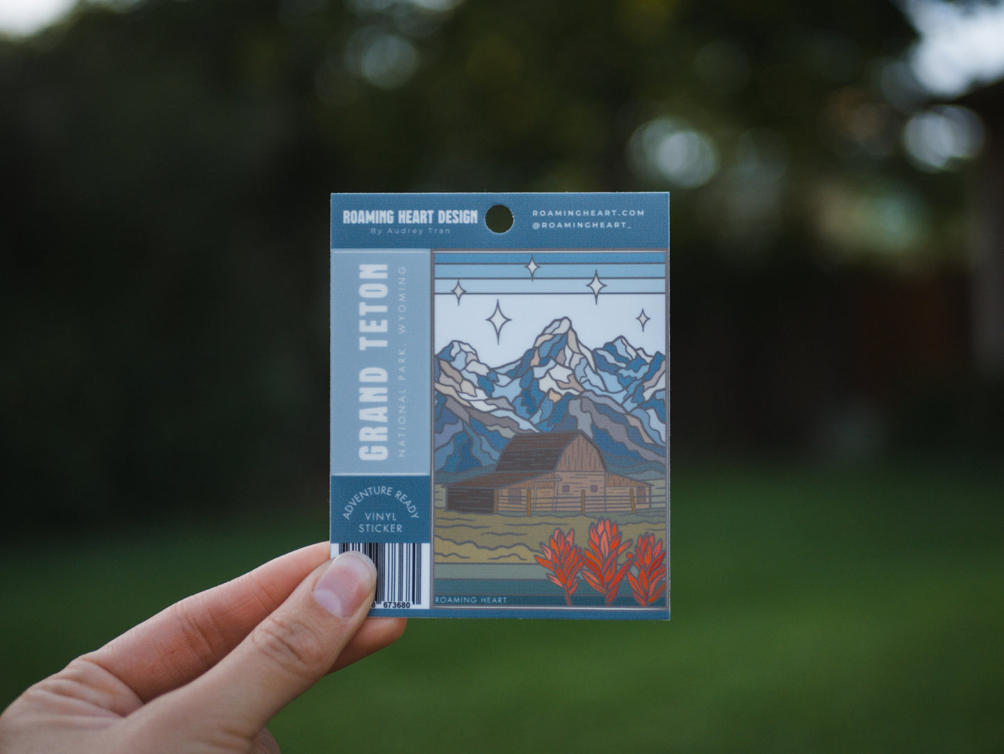 Grand Teton National Park Moulton Barn | Sticker