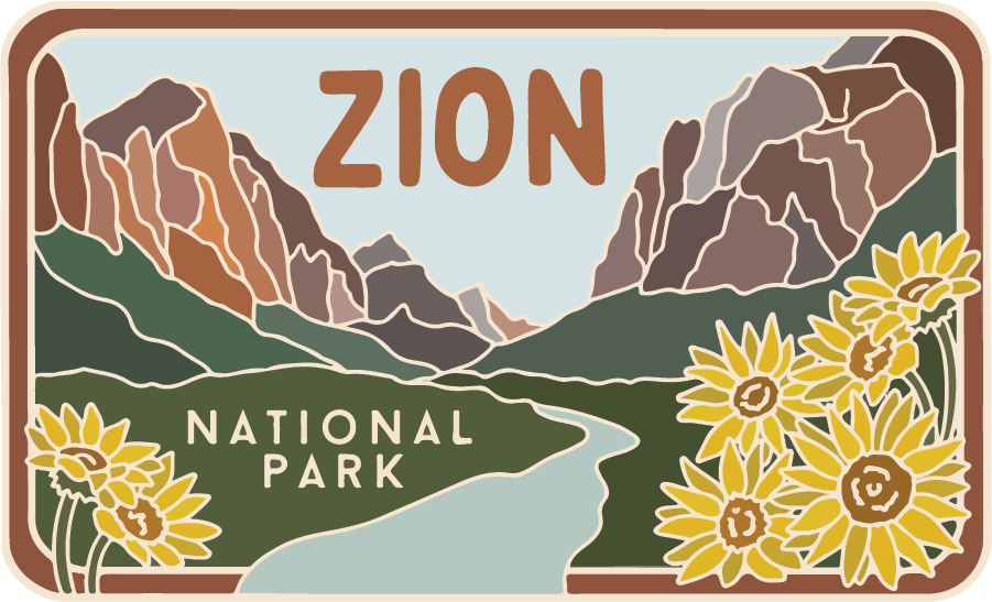 Zion - License Plate Series | Sticker
