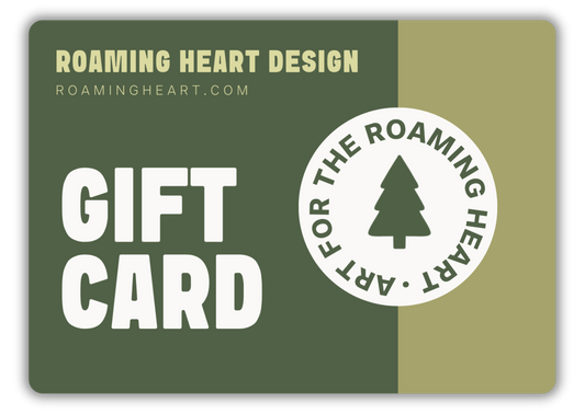 Roaming Heart Design | Gift Card