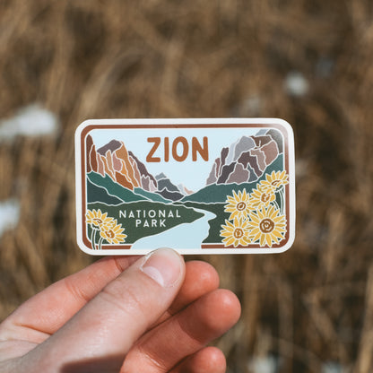 Zion - License Plate Series | Sticker